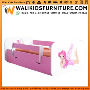 Convertible Double Kids Bed in Gujranwala, Baby Girls Bed with Mattress