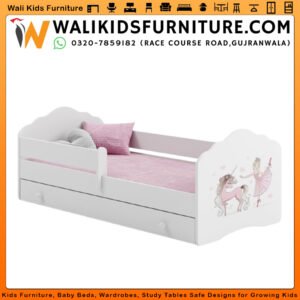 FALA Children's Double Bed in Gujranwala, Modern Bed with Storage Drawer
