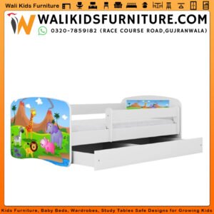 Double Kids Bed in Gujranwala, Cartoon Design for Fun Kids Bedrooms