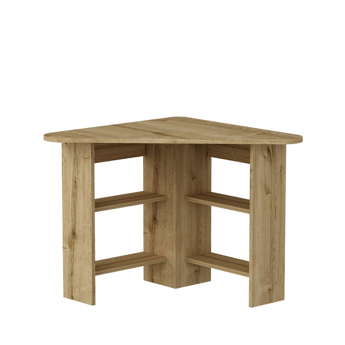 Corner Computer Desk with Shelves in Gujranwala - Smart Space-Saving Workspace Design - Image 2