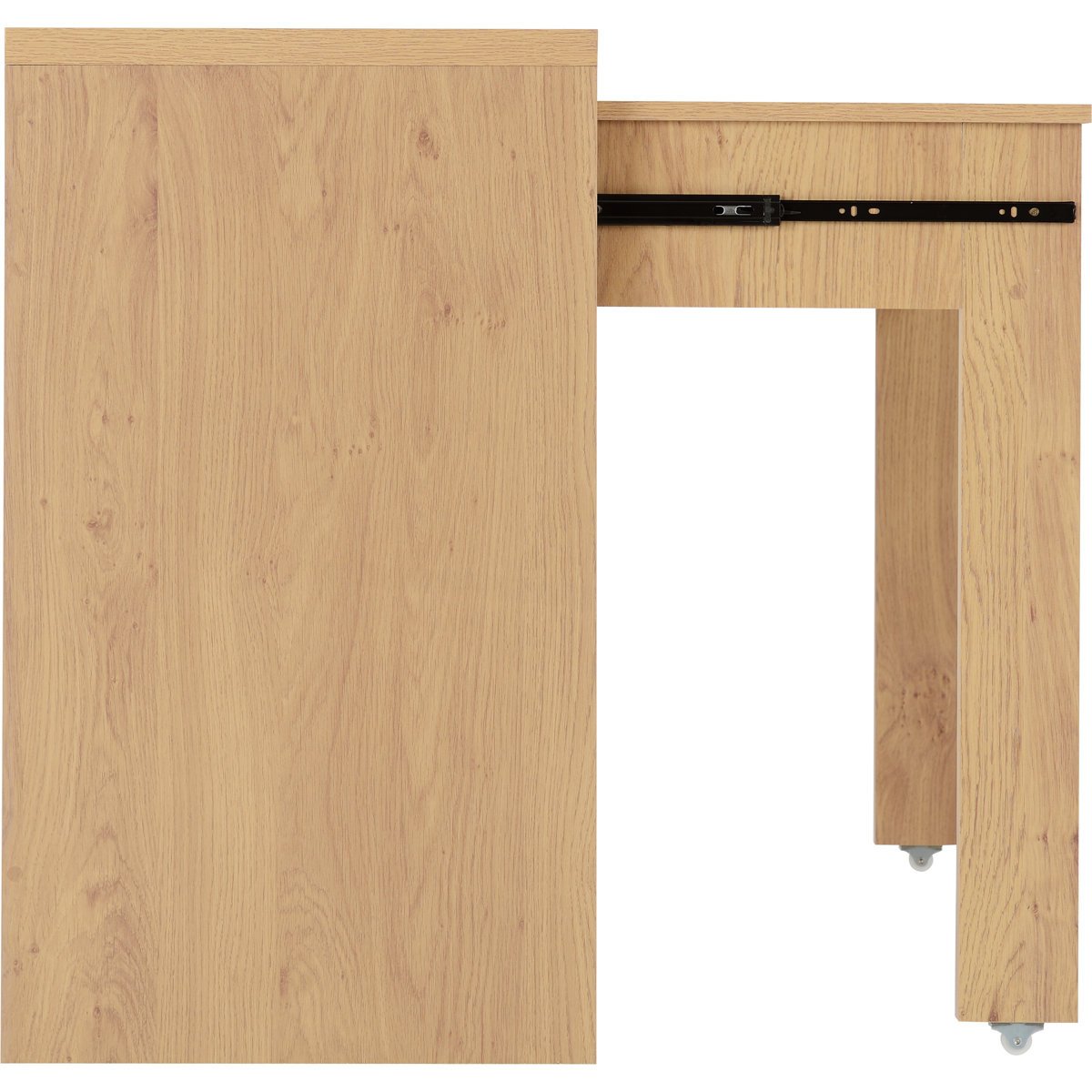 Extendable Sliding Study Desk in Gujranwala, Pakistan - Space-Saving Double Drawer Design - Image 4