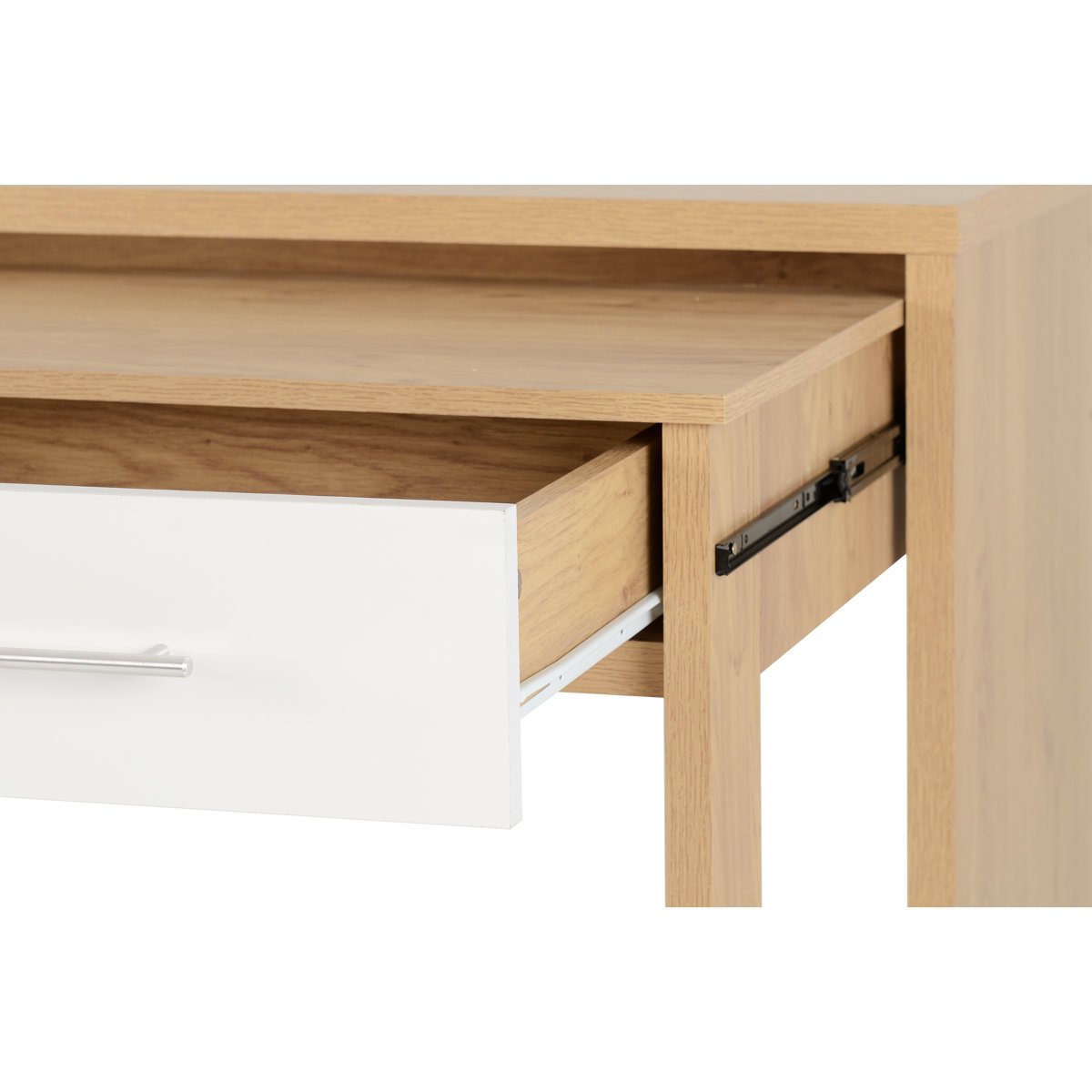 Extendable Sliding Study Desk in Gujranwala, Pakistan - Space-Saving Double Drawer Design - Image 5