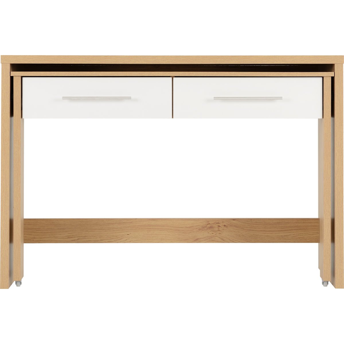Extendable Sliding Study Desk in Gujranwala, Pakistan - Space-Saving Double Drawer Design - Image 7