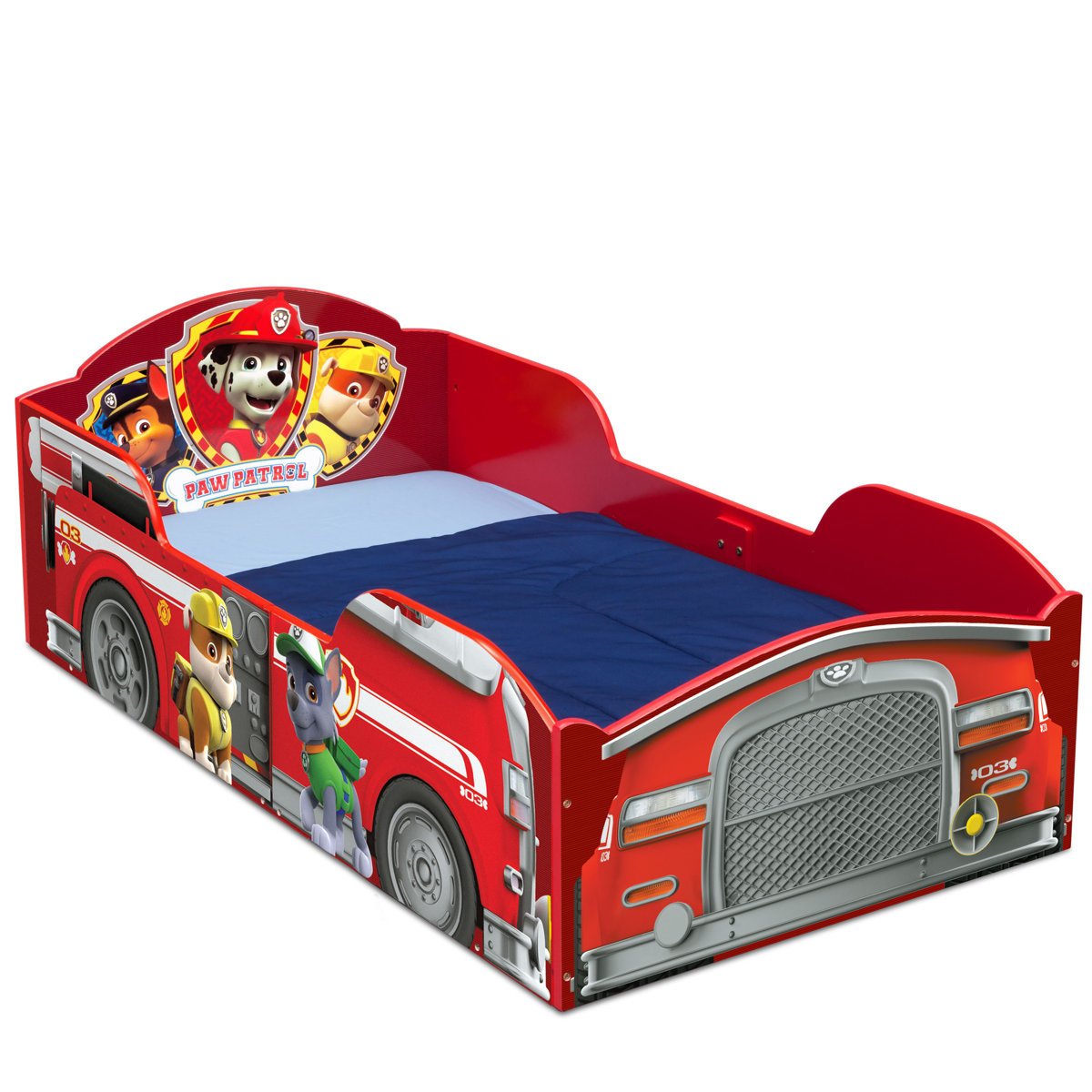 Delta Children PAW Patrol Kids Car Bed in Gujranwala - Fun Fire Truck Design - Image 4