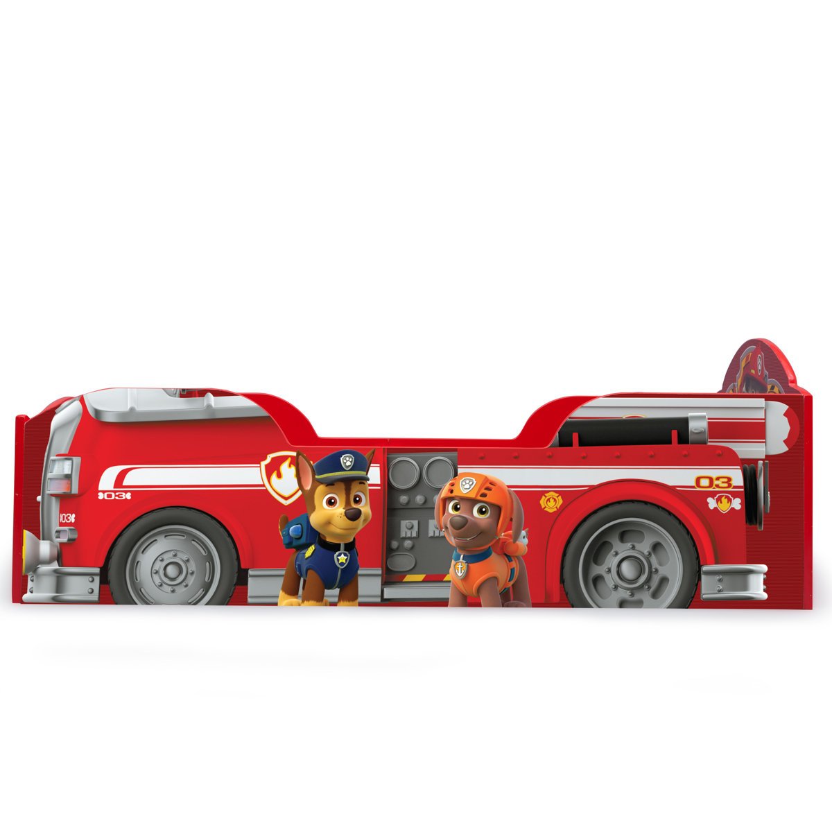 Delta Children PAW Patrol Kids Car Bed in Gujranwala - Fun Fire Truck Design - Image 6