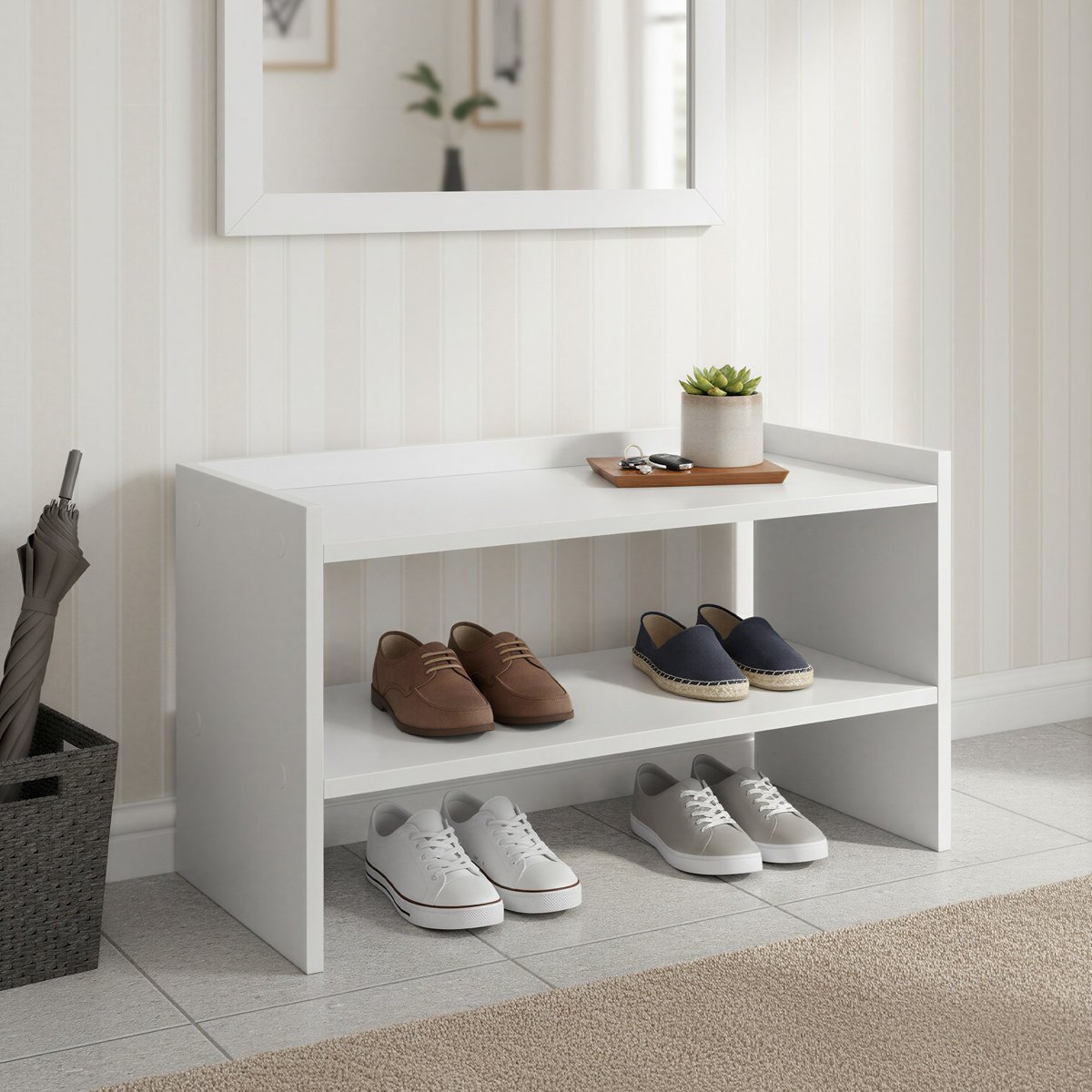 Kids Shoe Rack in Gujranwala | Stackable Organizer for Neat Shoe Storage - Image 4
