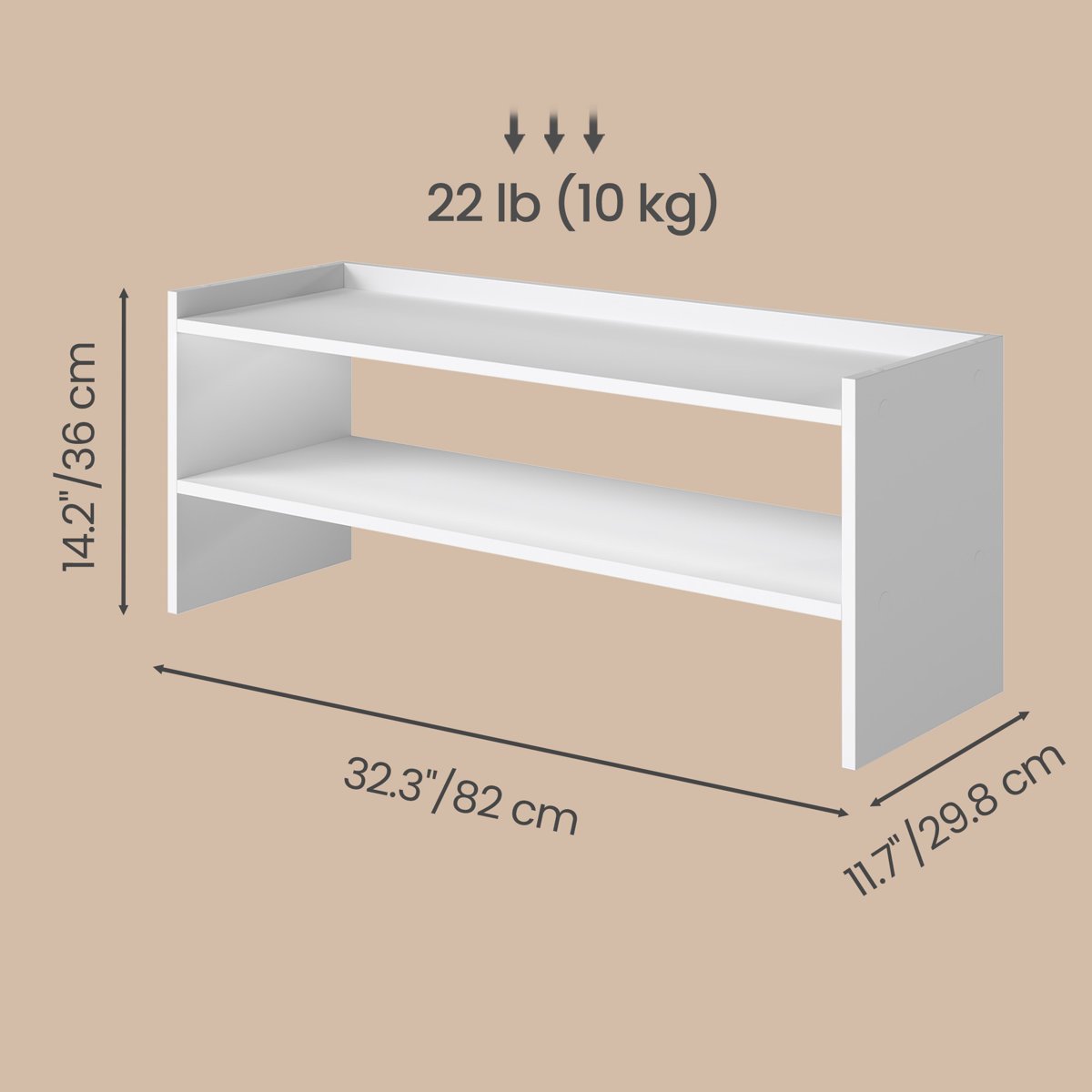Kids Shoe Rack in Gujranwala | Stackable Organizer for Neat Shoe Storage - Image 3