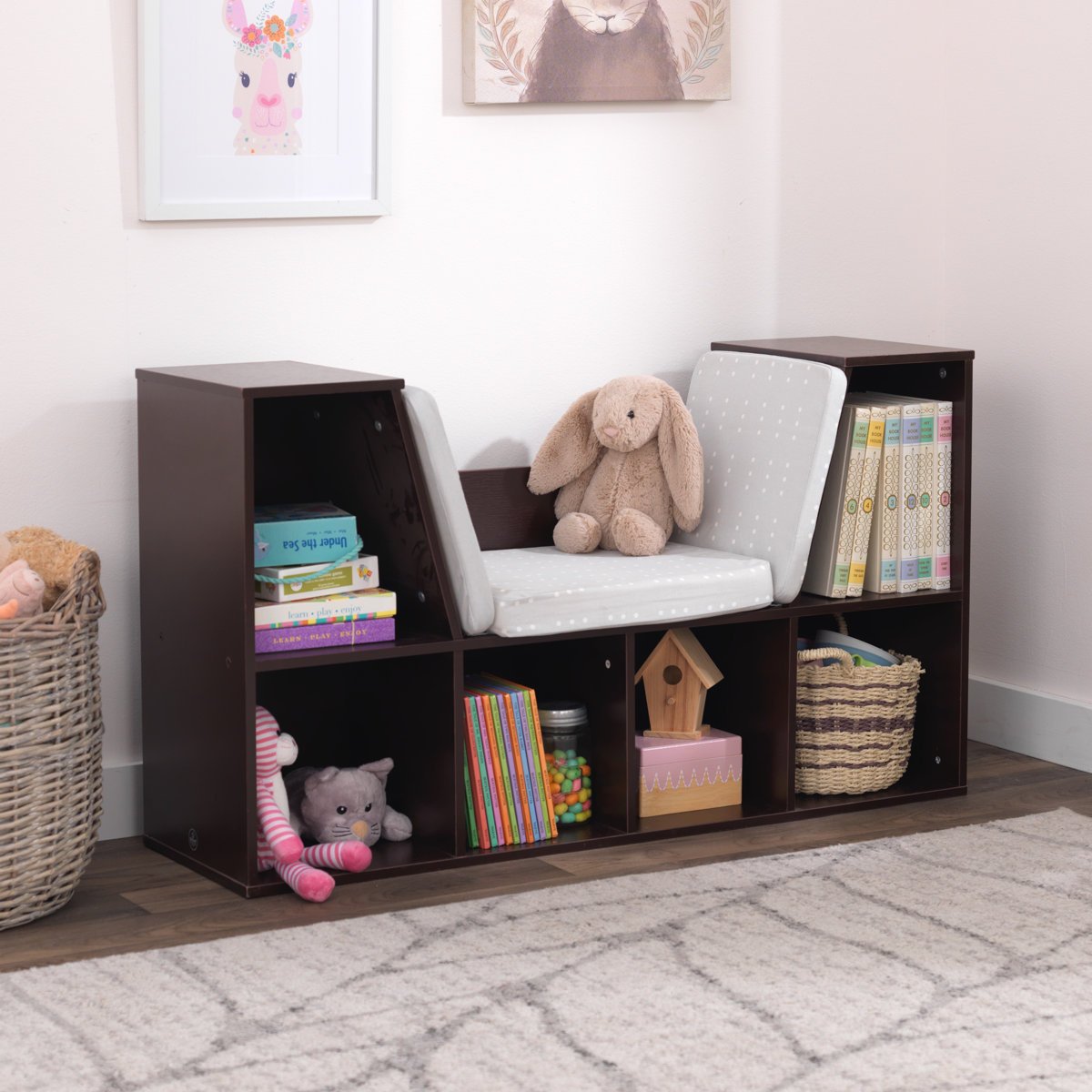 Kids Bookcase in Gujranwala | 6 Shelves with Cozy Reading Nook - Image 4