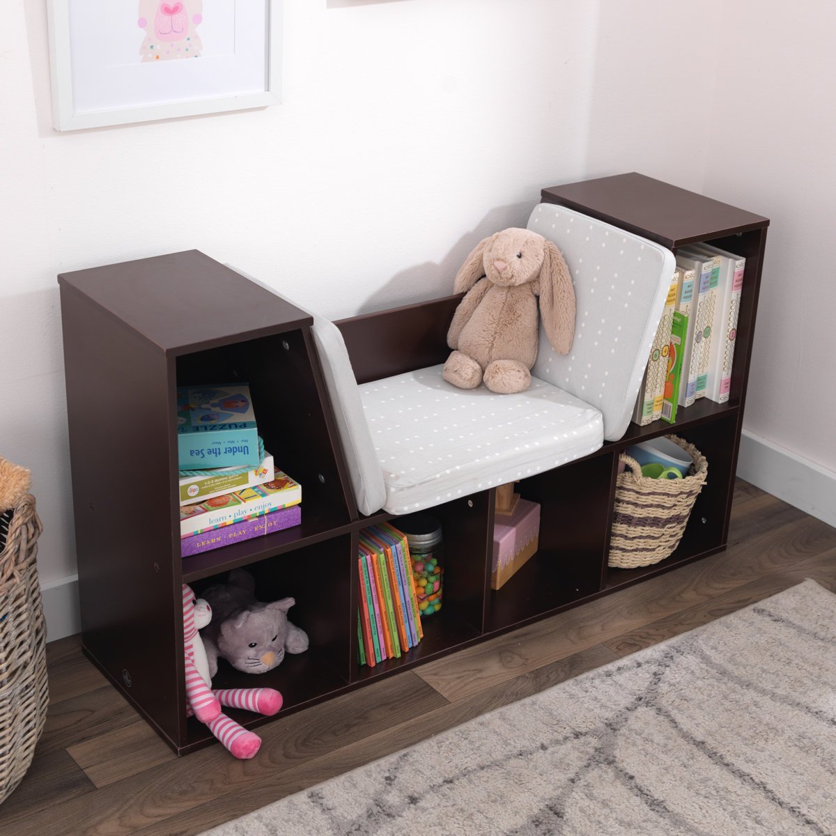 Kids Bookcase in Gujranwala | 6 Shelves with Cozy Reading Nook - Image 8