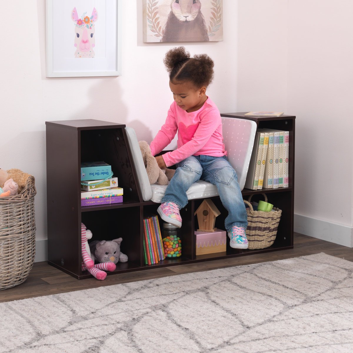 Kids Bookcase in Gujranwala | 6 Shelves with Cozy Reading Nook - Image 9