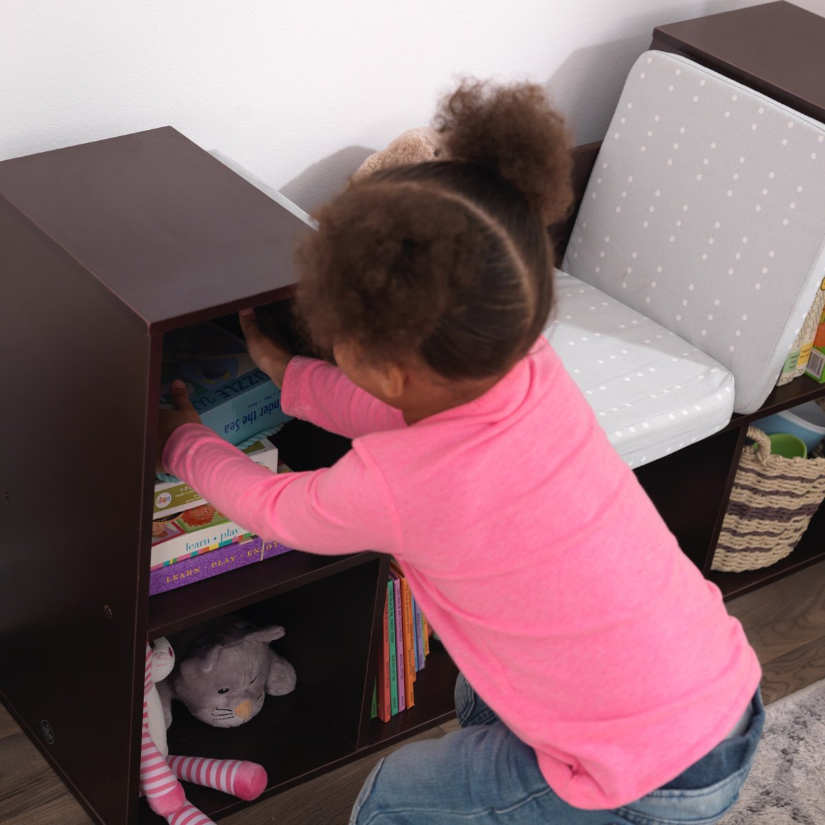 Kids Bookcase in Gujranwala | 6 Shelves with Cozy Reading Nook - Image 6