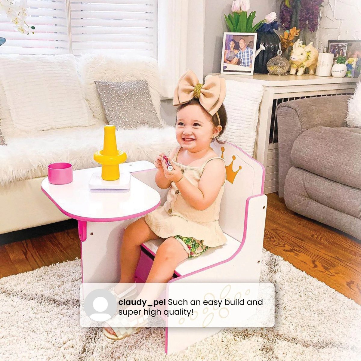 Carlee Kids Study Desk Chair in Pakistan - Comfortable Activity Learning Set - Image 6
