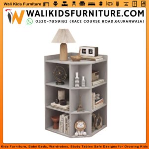 Kids Corner Bookcase Storage Rack in Gujranwala | Modern Space-Saving Design