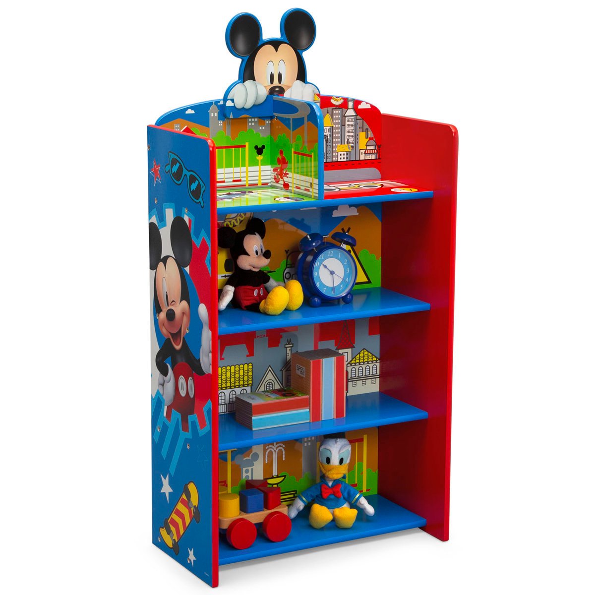 Kids Toys Rack & Bookcase in Gujranwala | Mickey Mouse Storage Display - Image 2