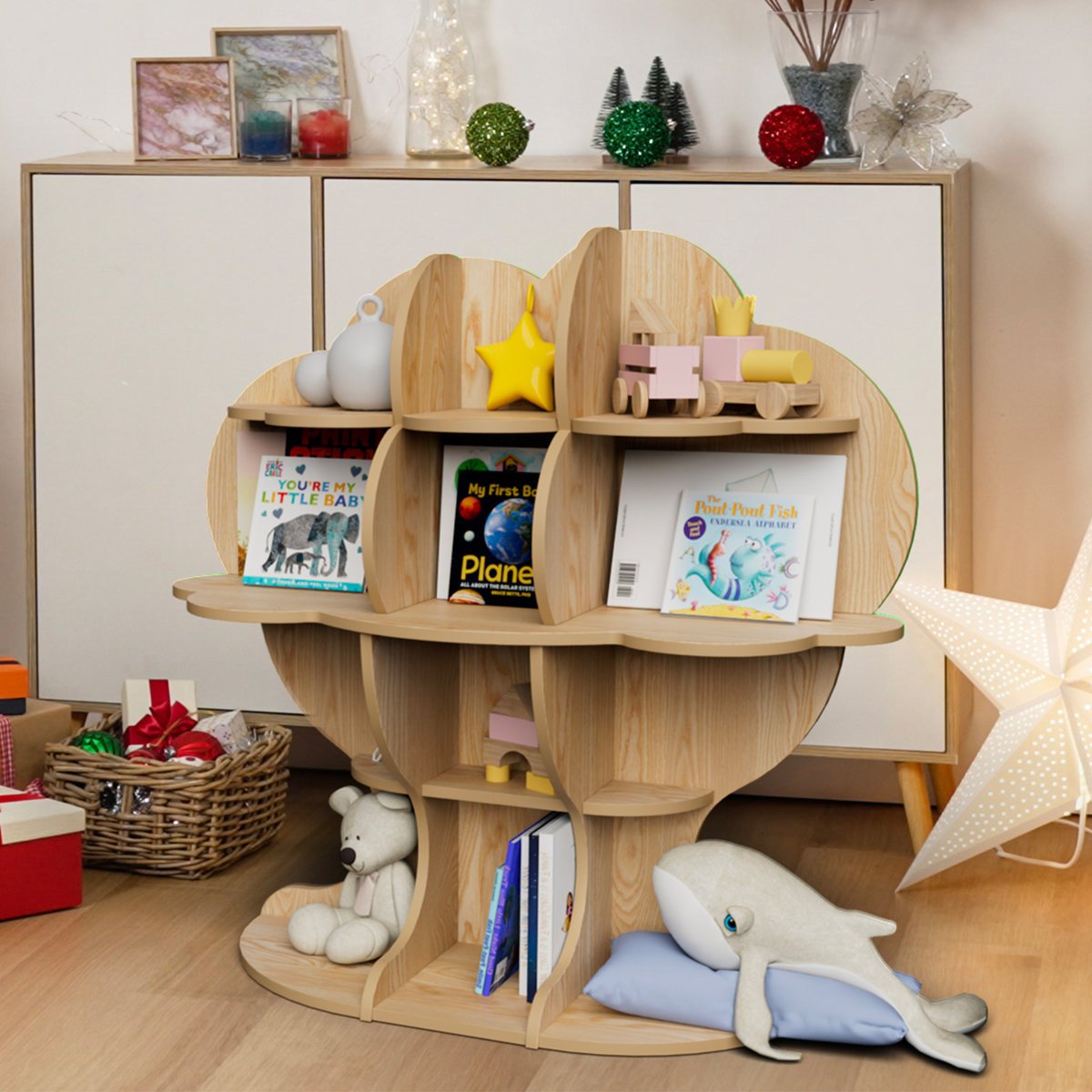 Tree Design Kids Bookcase & Toy Storage in Gujranwala | Fun & Functional - Image 9