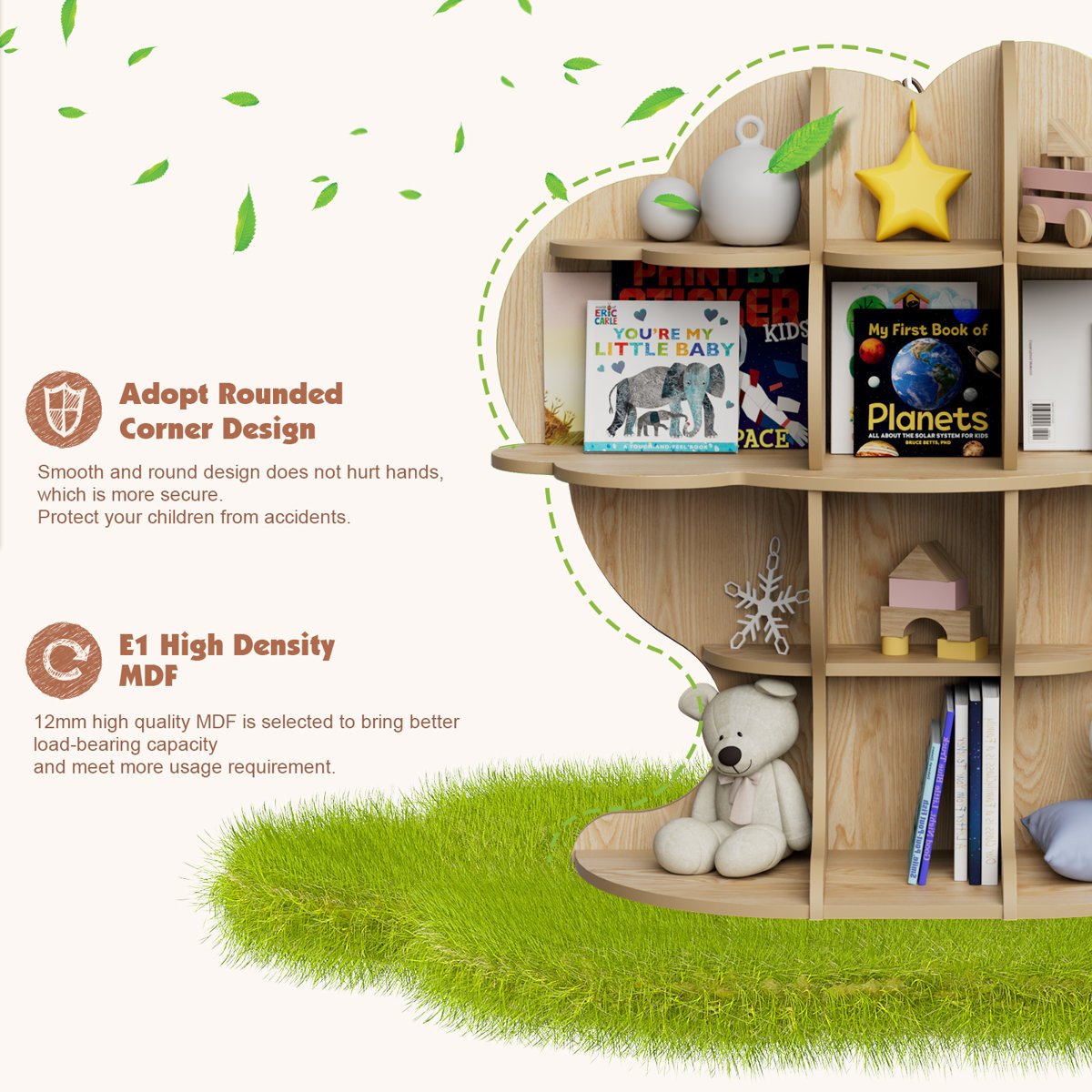 Tree Design Kids Bookcase & Toy Storage in Gujranwala | Fun & Functional - Image 6