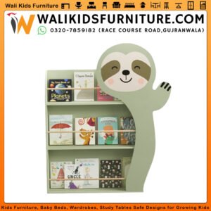 Sloth Kids Bookshelf in Gujranwala | Front-Facing Book Display for Little Readers