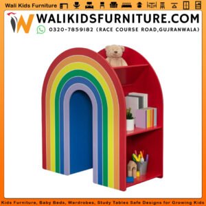 Children Rainbow Bookcase Modern Kids Toy Storage in Gujranwala