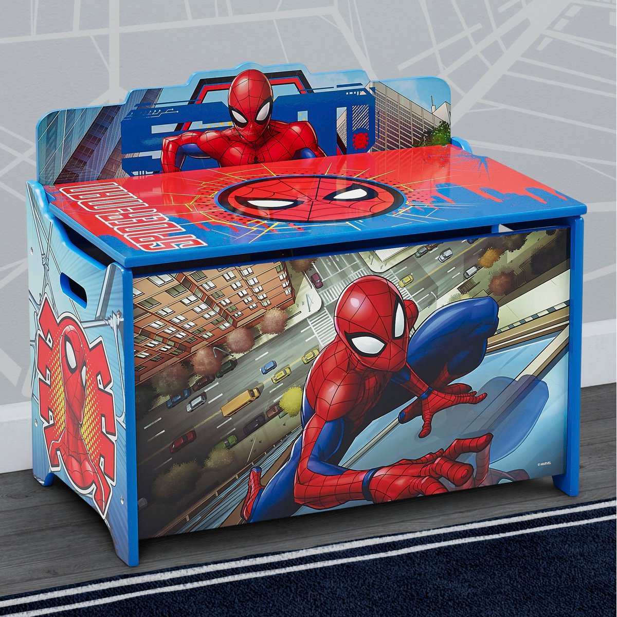 Kids Toys Box in Gujranwala | Marvel Spider-Man Storage Design - Image 7