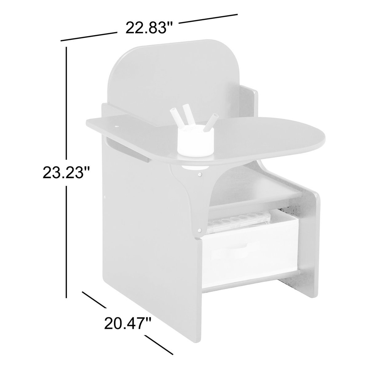 Kids Study Desk in Gujranwala with Storage Box - Smart Learning Set - Image 3