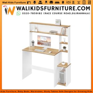 Kids Study Table & Computer Desk in Gujranwala with Hutch and Tower Shelves