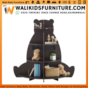 Children Bear Bookcase And Toy Storage Rack | Kids Toys Rack & Bookcase in Gujranwala
