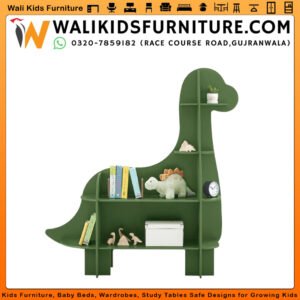 Kids Bookcase & Storage Rack in Gujranwala | Fun Dinosaur Storage Solution