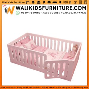 Montessori Kids Bed in Gujranwala, Solid Plywood Twin-Size Floor Bed