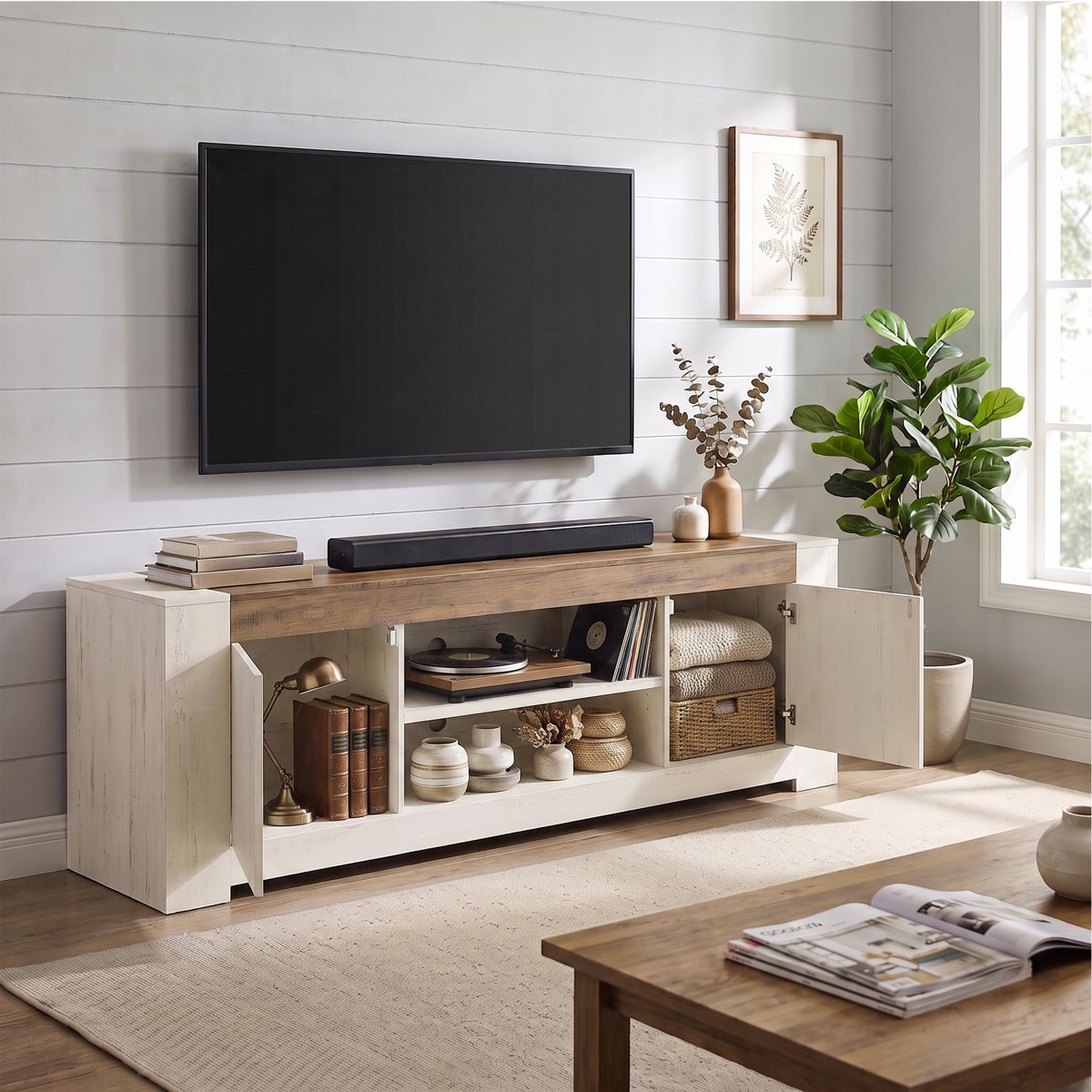 TV Console in Gujranwala - Modern TV Stand with Spacious Storage Cabinets - Image 2