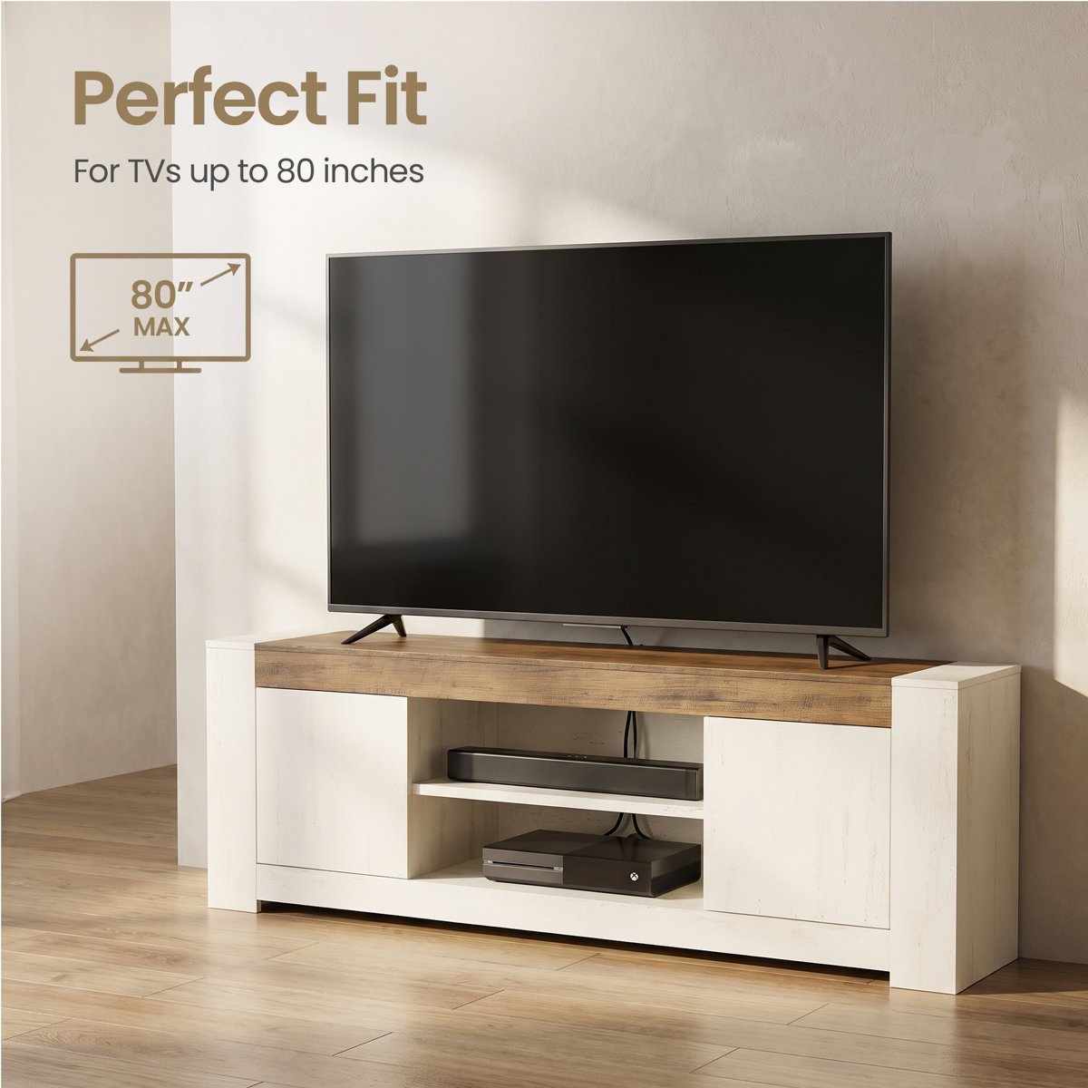 TV Console in Gujranwala - Modern TV Stand with Spacious Storage Cabinets - Image 4