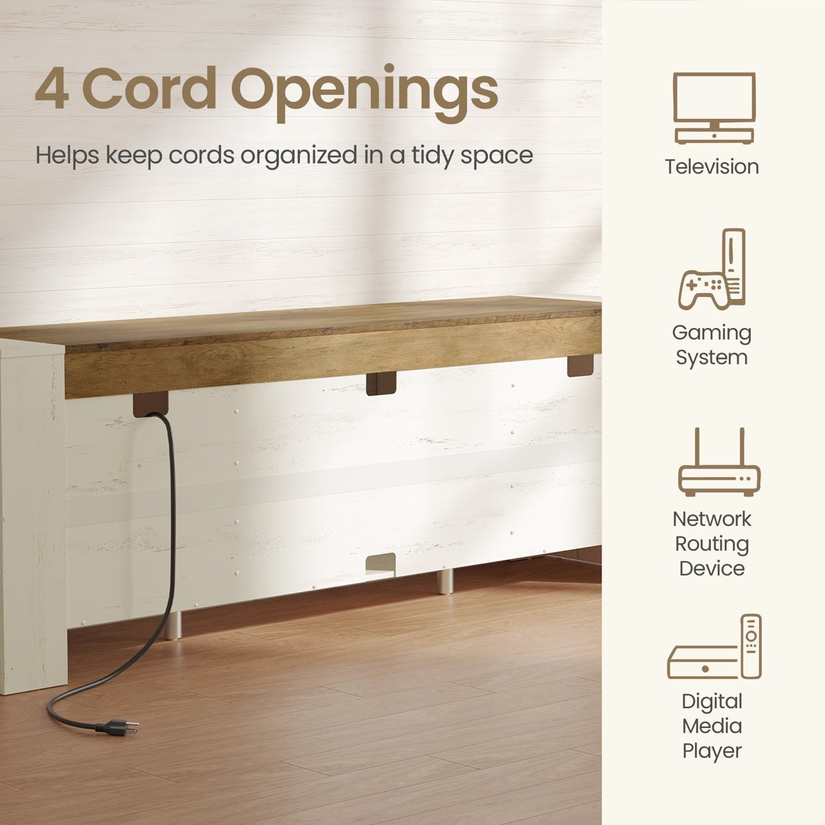 TV Console in Gujranwala - Modern TV Stand with Spacious Storage Cabinets - Image 5