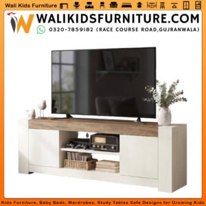 TV Console in Gujranwala,Modern TV Stand with Spacious Storage Cabinets